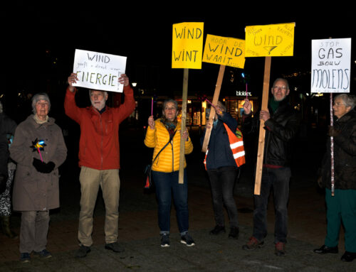 Geslaagde demonstratie voor windmolens in De Ronde Venen